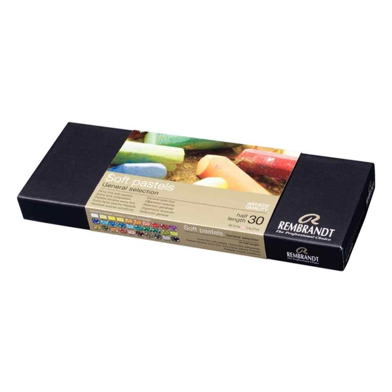 Pastel Seco Rembrandt Set 30 Colores Media Barra-1