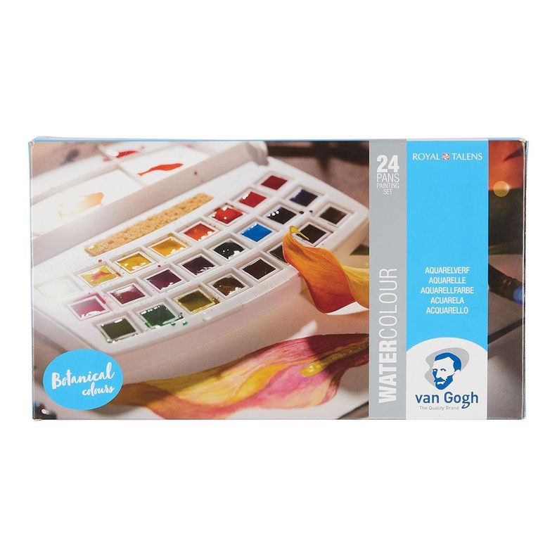 Acuarela en Pastillas Van Gogh Set 24 Tonos Botánicos-0