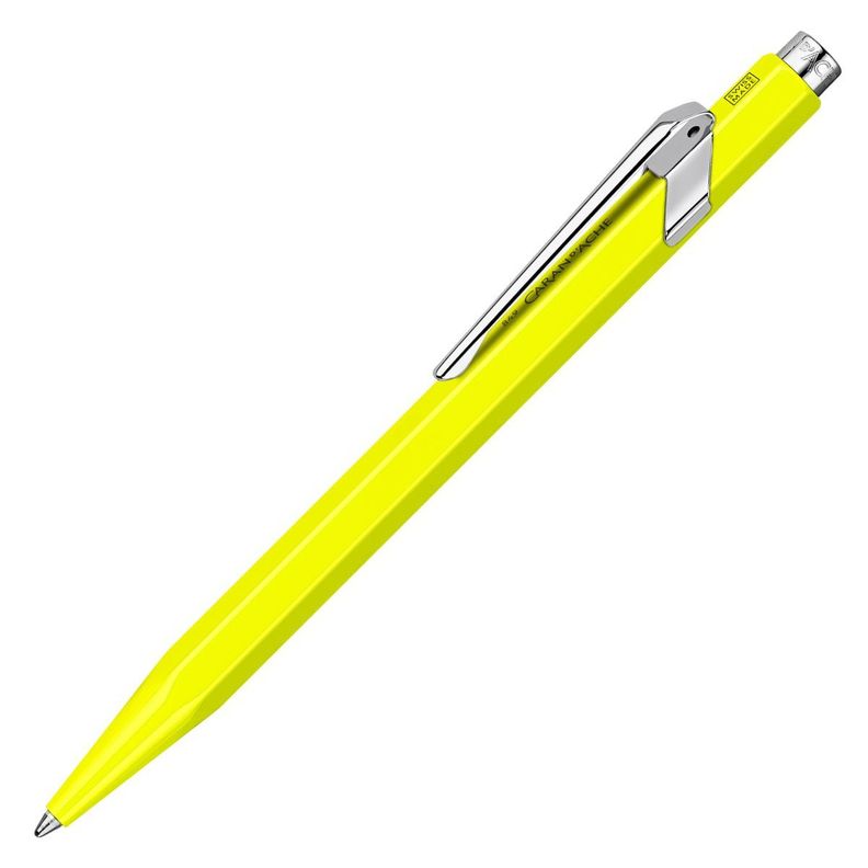 Bolígrafo Caran d Ache 849 Fluor Amarillo-2