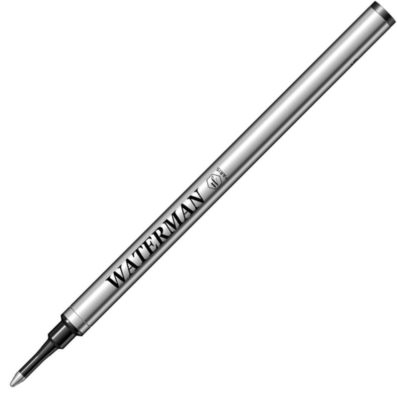 Repuesto Roller Ball Waterman Punta Fina Negro-1