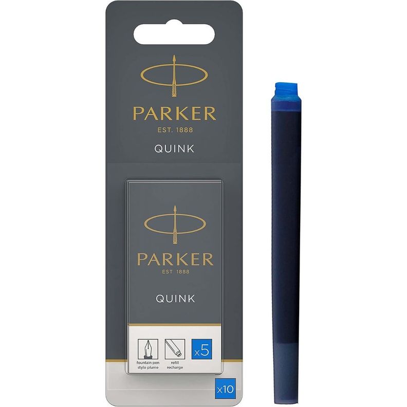 Cartucho De Tinta para Pluma Std Caja x5 Azul-0