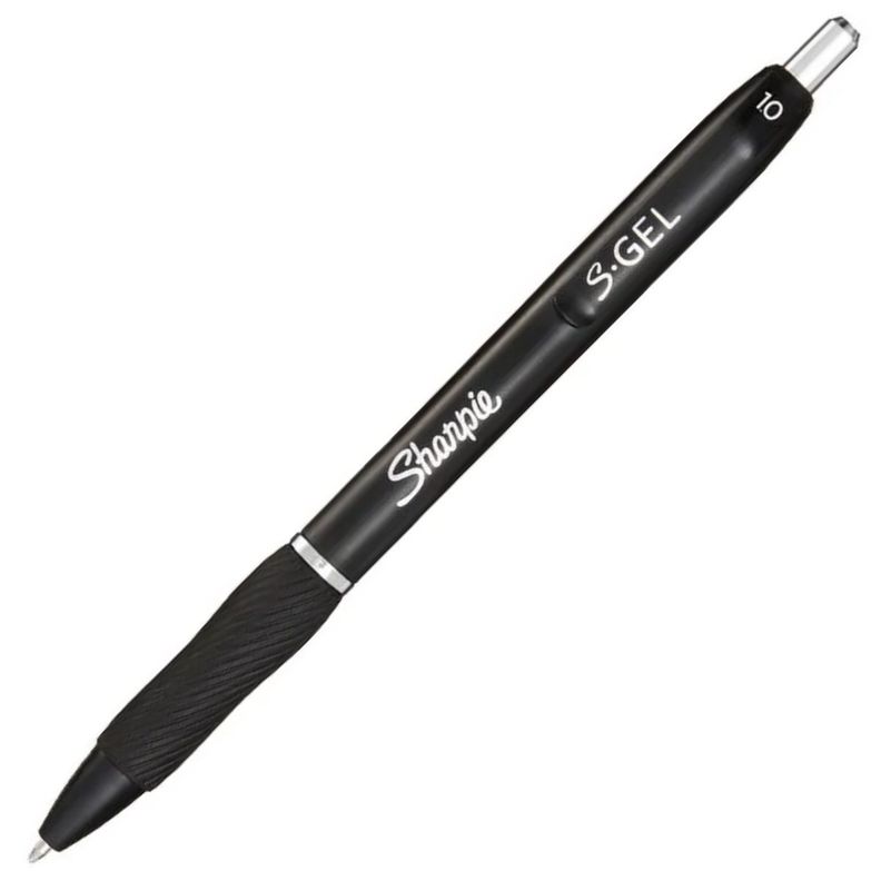 Lapiz Gel Sharpie Punta Media Negro x12-1