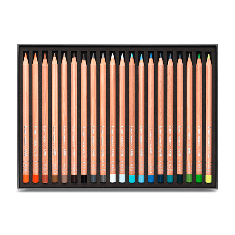 Lápices Luminance Caran d Ache Set 40 Colores-2