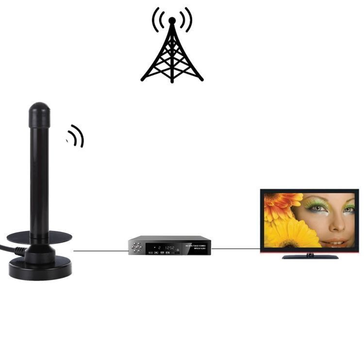Antena TV HDTV 25DBI Coaxial ZE0204-3