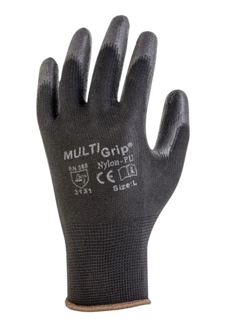 Guante Multigrip Nylon Pu (pack 12 Pares) Alta Calidad-0