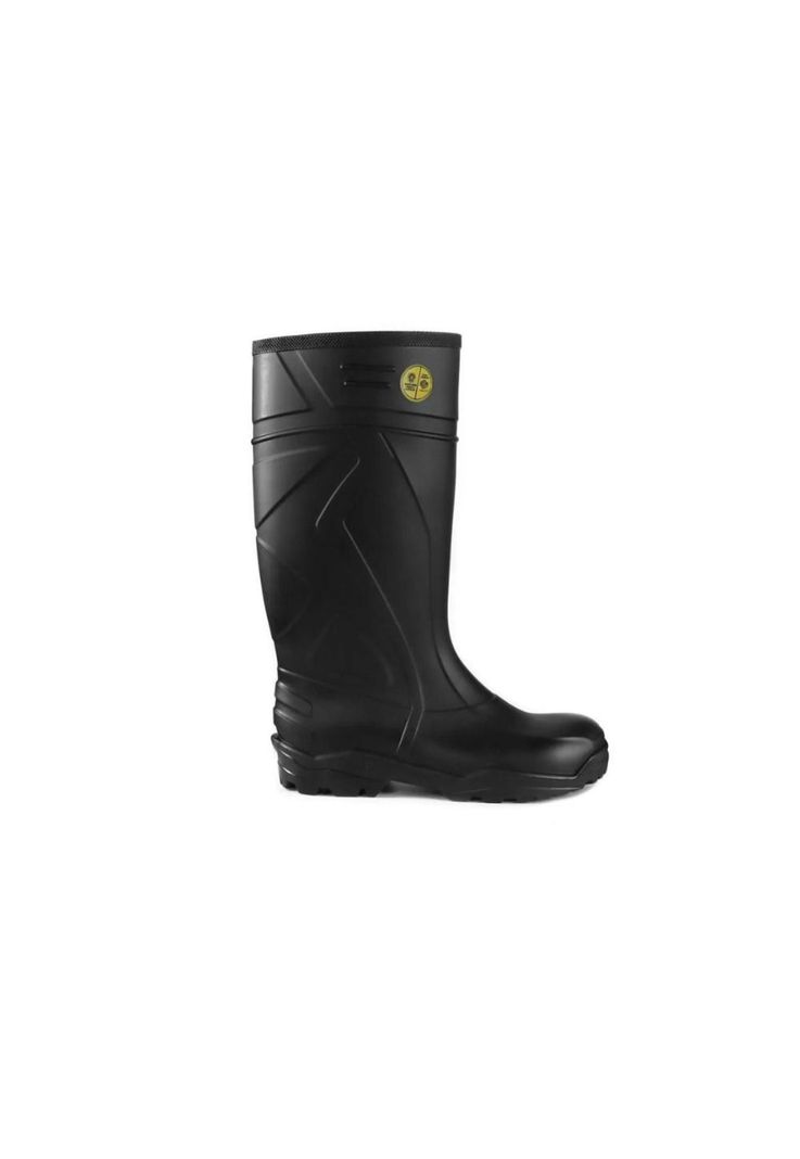 Bota De Agua Negra Certificada (punta/planta/dielectrica)-0