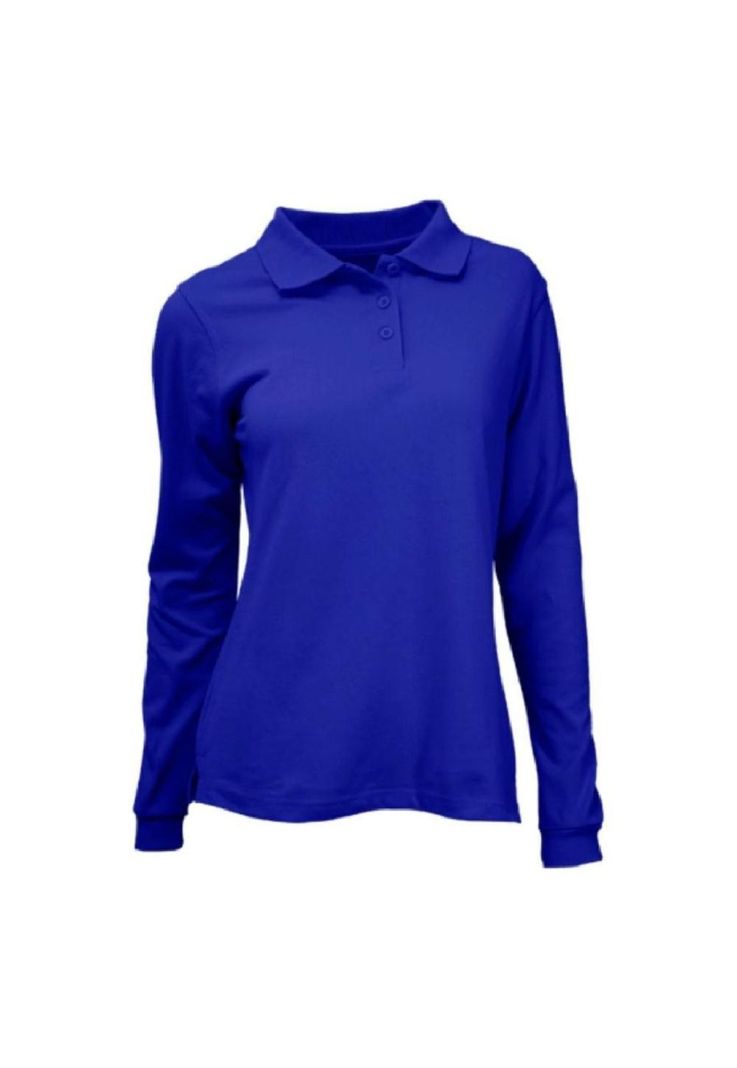 Polera Piqué Manga Larga Mujer-2