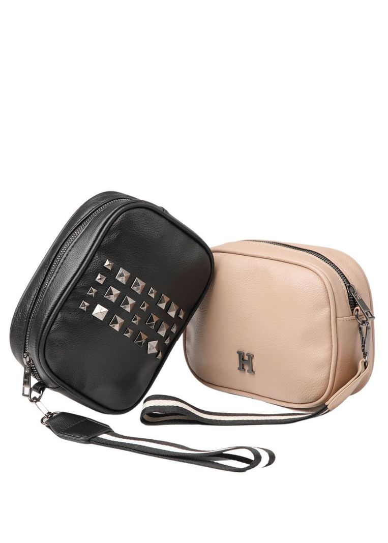 Billetera Estuche Tachas Beige Beige Humana-2