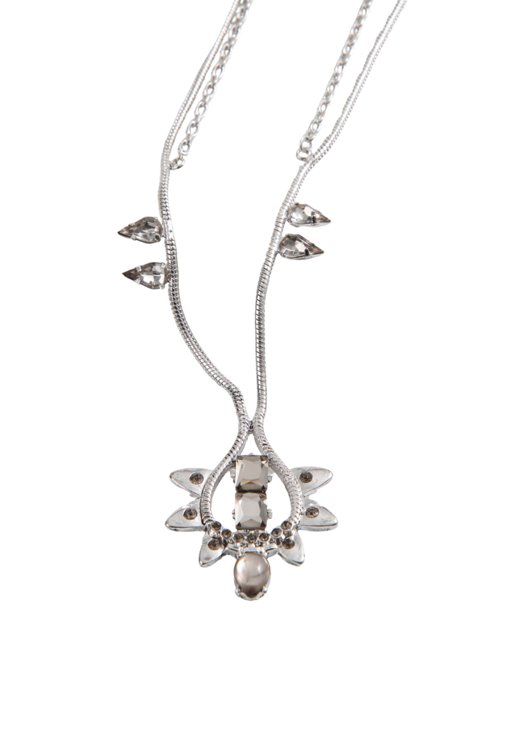 Collar Corto Nana Plateado Humana-0