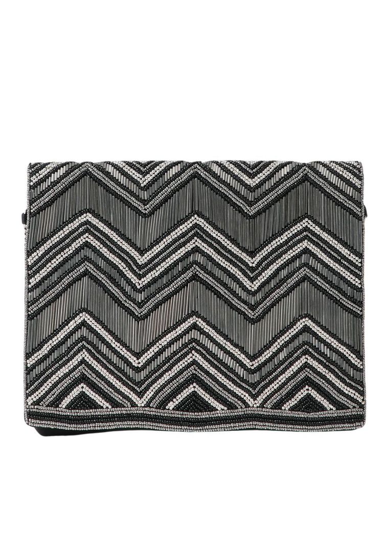 Clutch Cannes Plateado Humana-0