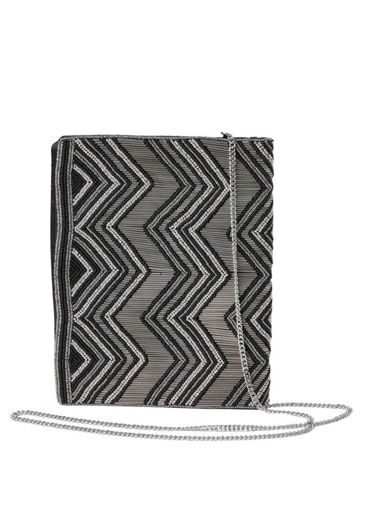 Clutch Cannes Plateado Humana-1