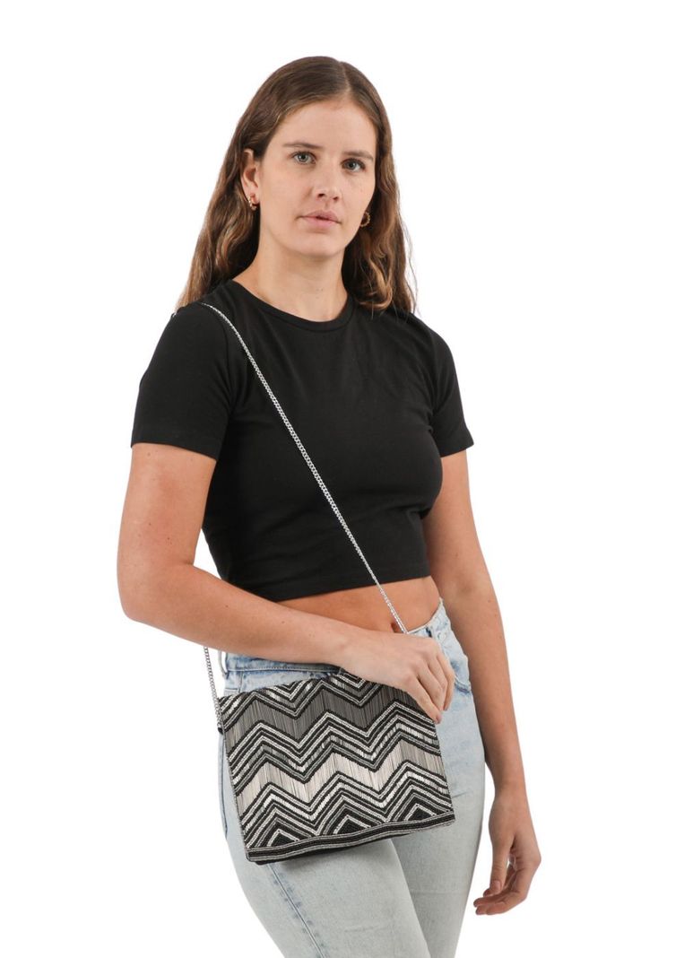 Clutch Cannes Plateado Humana-4