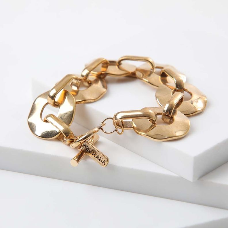 Pulsera Blanda Sand Dorado Humana-0