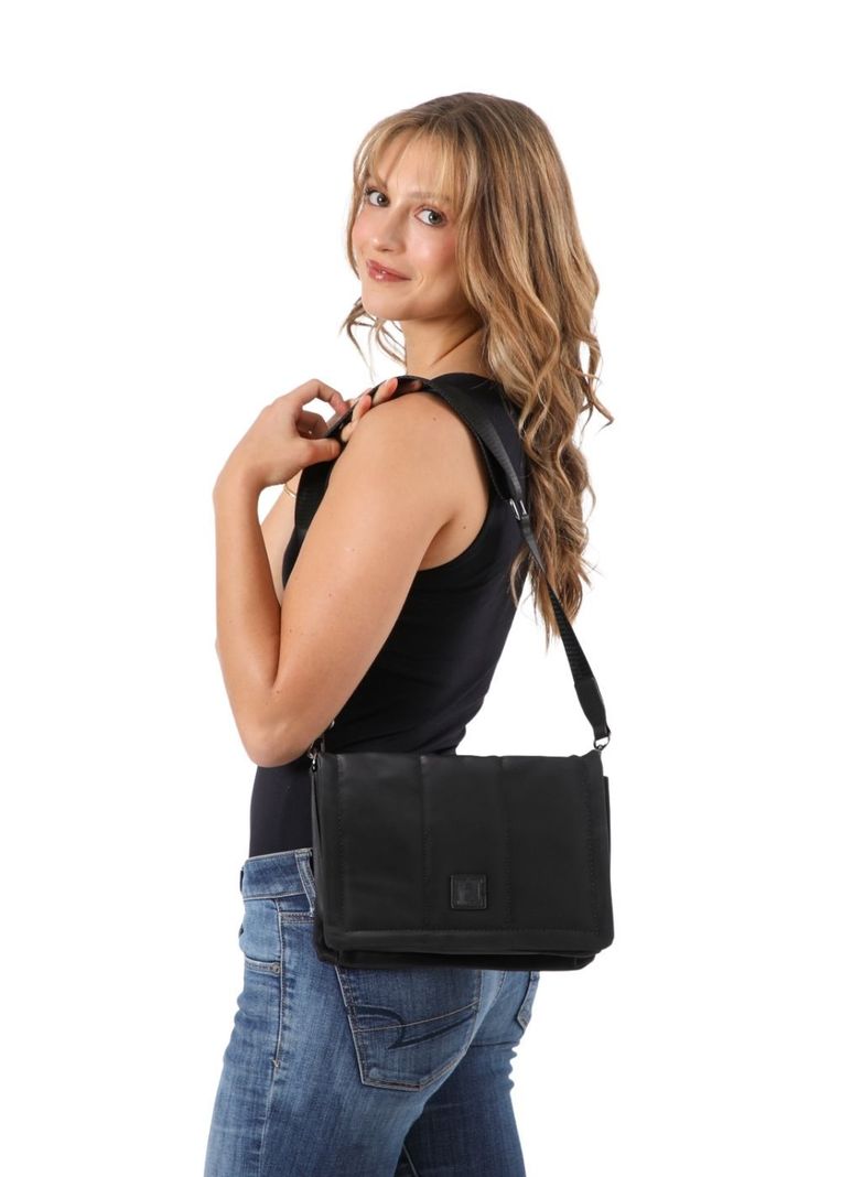 Cartera Cruzada Amira Negro Humana-4