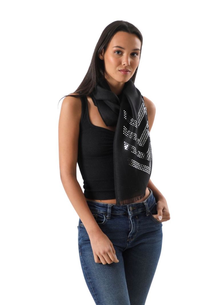 Pañuelo Liso Vedder Negro Humana-2