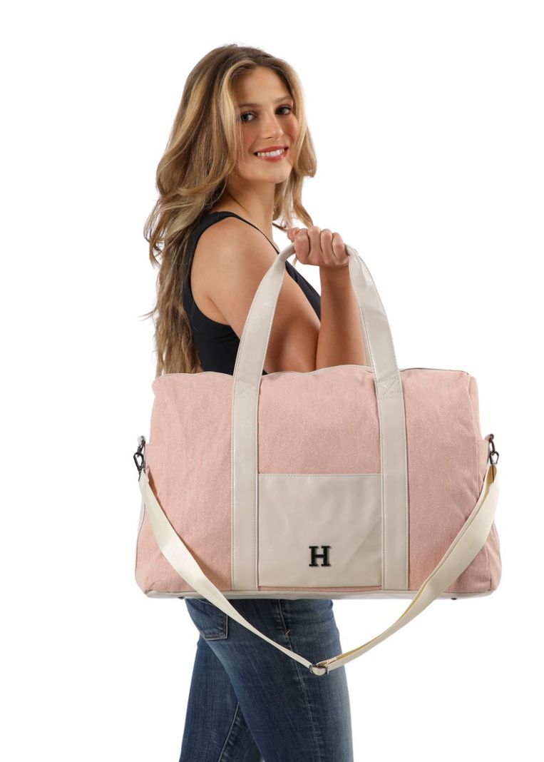 Bolso Hawai Rosado y Ivory Humana-3