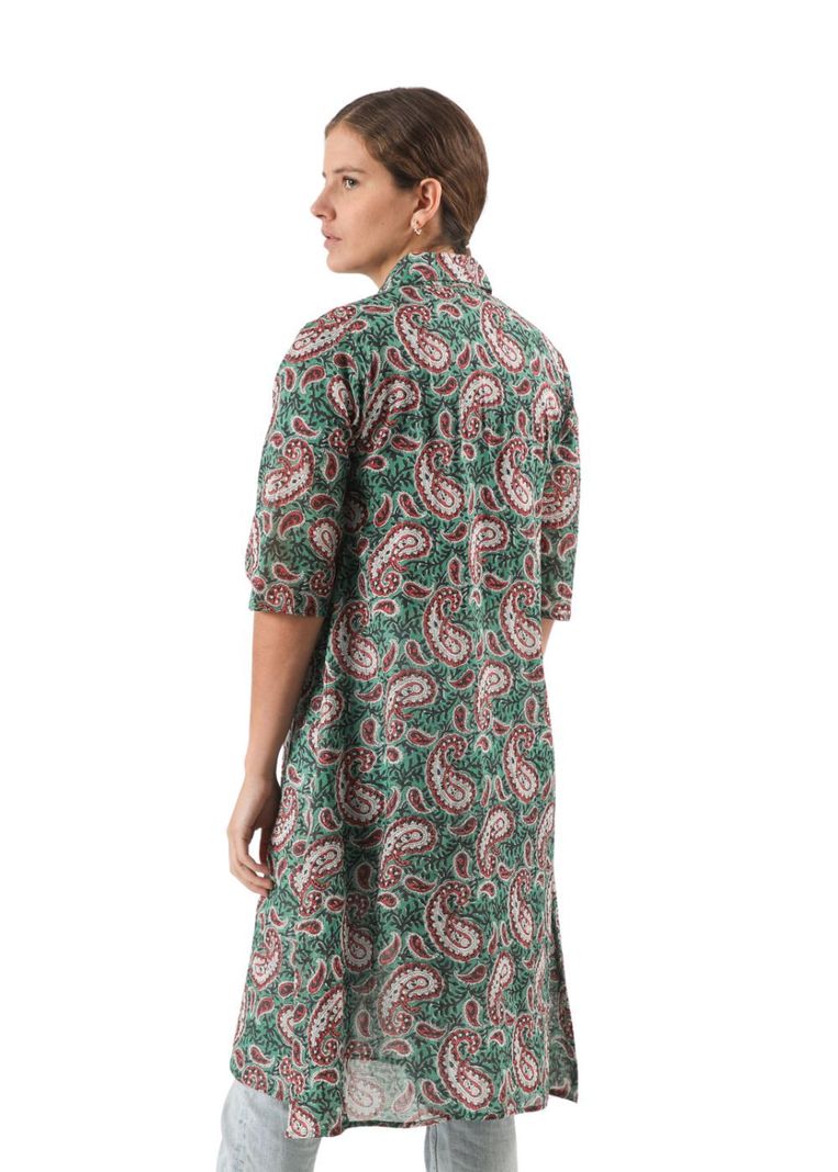 Kimono Mosaic Verde Humana-1