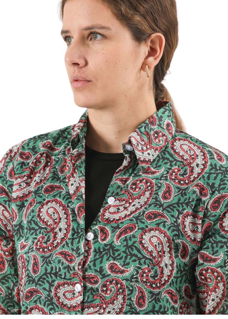 Kimono Mosaic Verde Humana-2