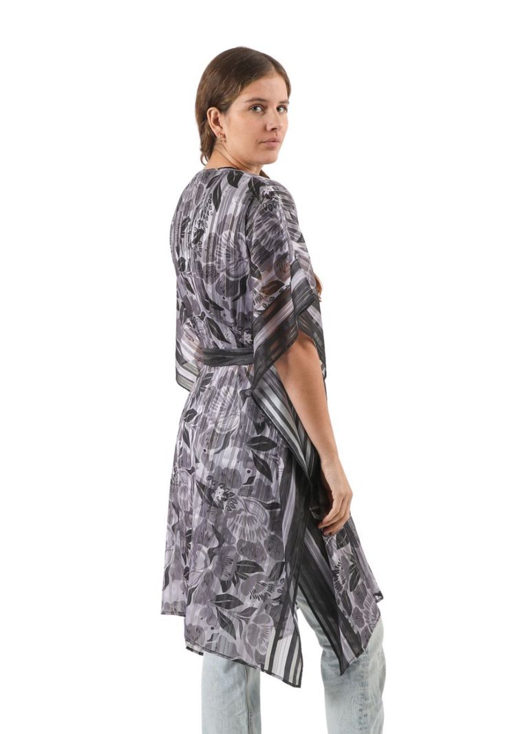 Kimono Floral Gris Humana-1