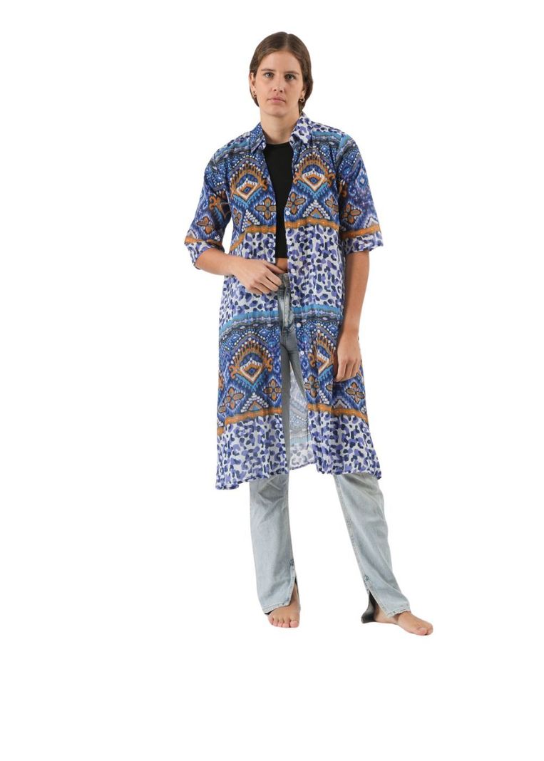 Kimono Mosaic Azul Humana-0
