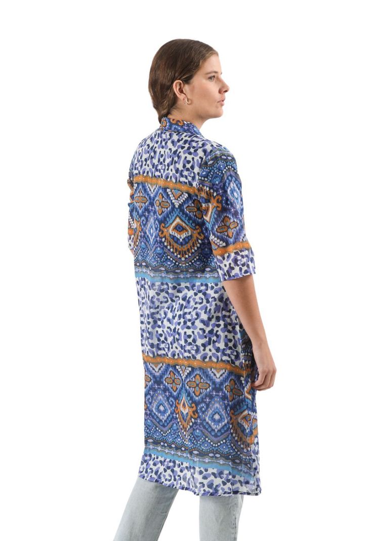 Kimono Mosaic Azul Humana-1