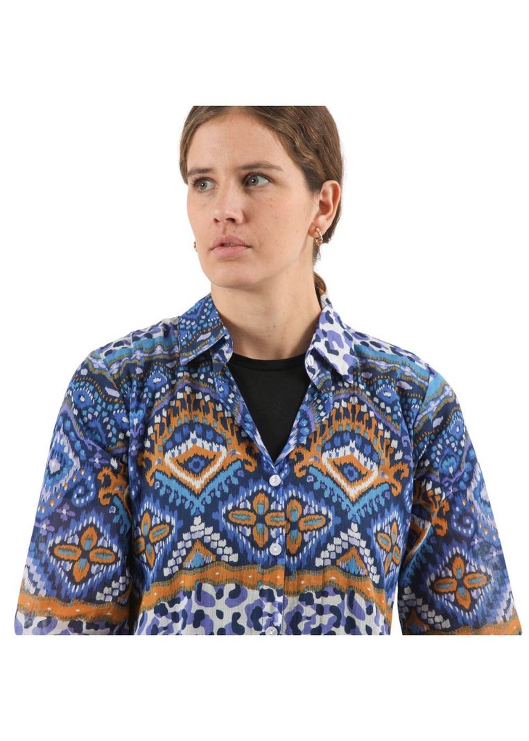 Kimono Mosaic Azul Humana-2