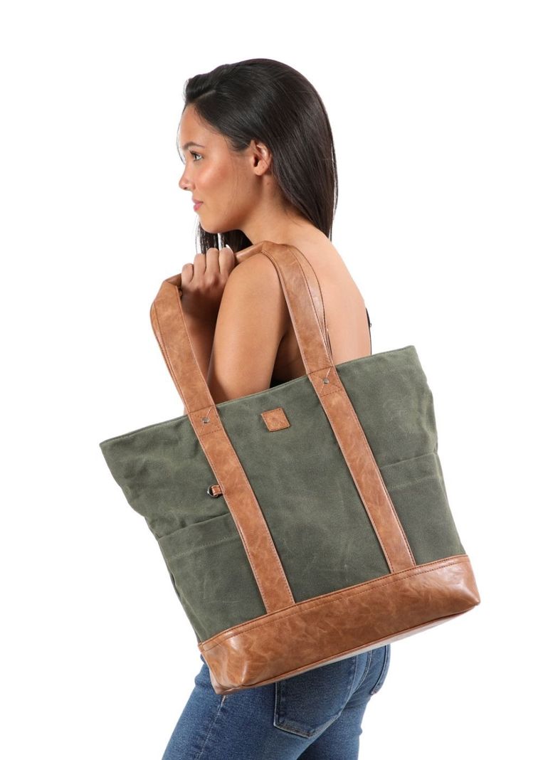 Cartera Hombro Alisa Verde Humana-4