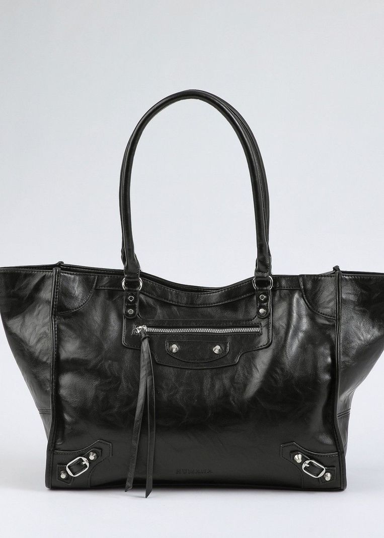 Cartera Tote Mia Black Humana Negro