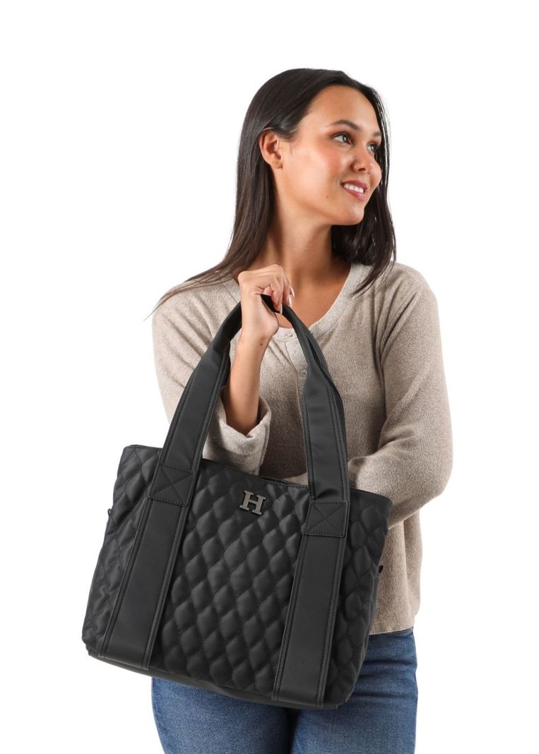 Cartera Hombro Catty Negro Humana-4