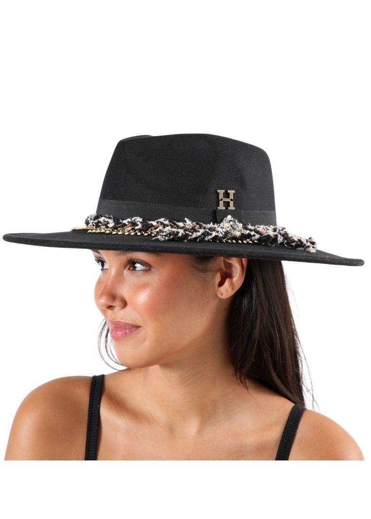 Sombrero Poseidón Negro Humana-1