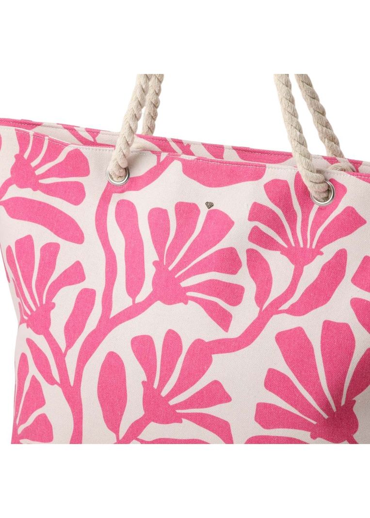 Bolso De Playa Norwich Rosado i-D-2