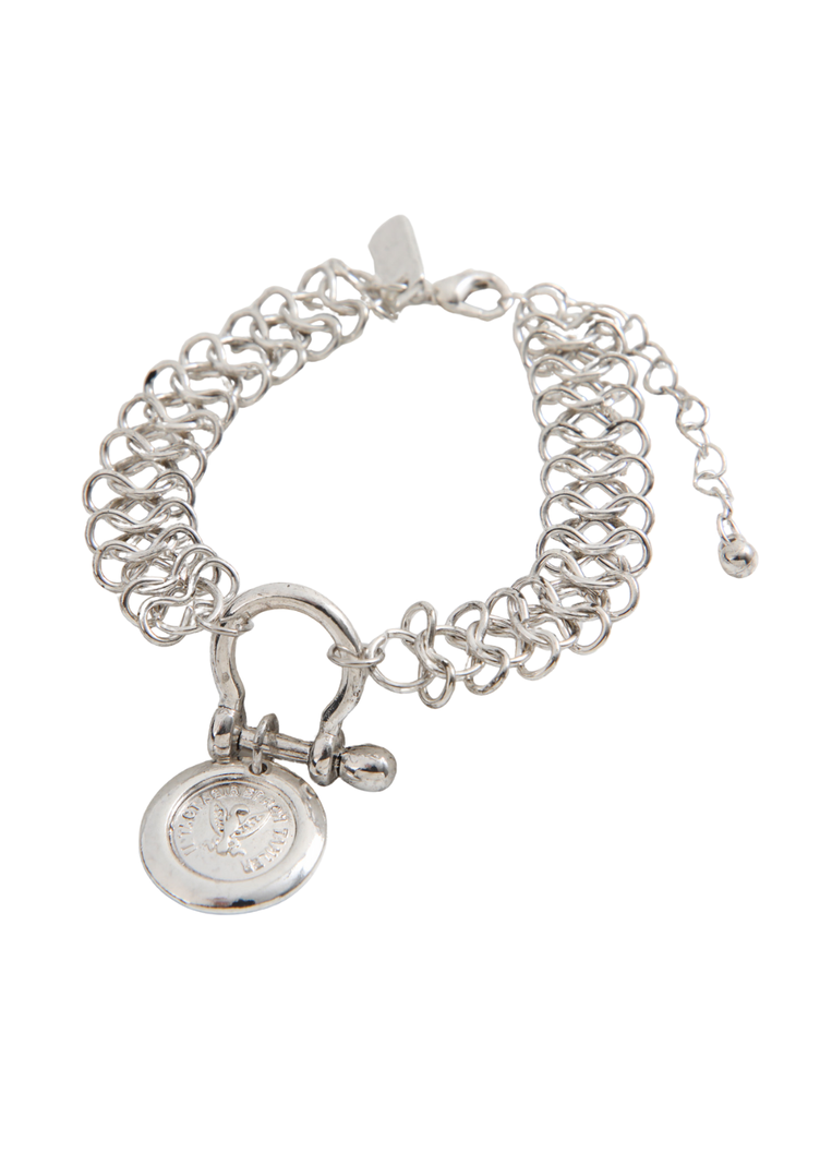 Pulsera Blanda Eli Plateado Humana-0