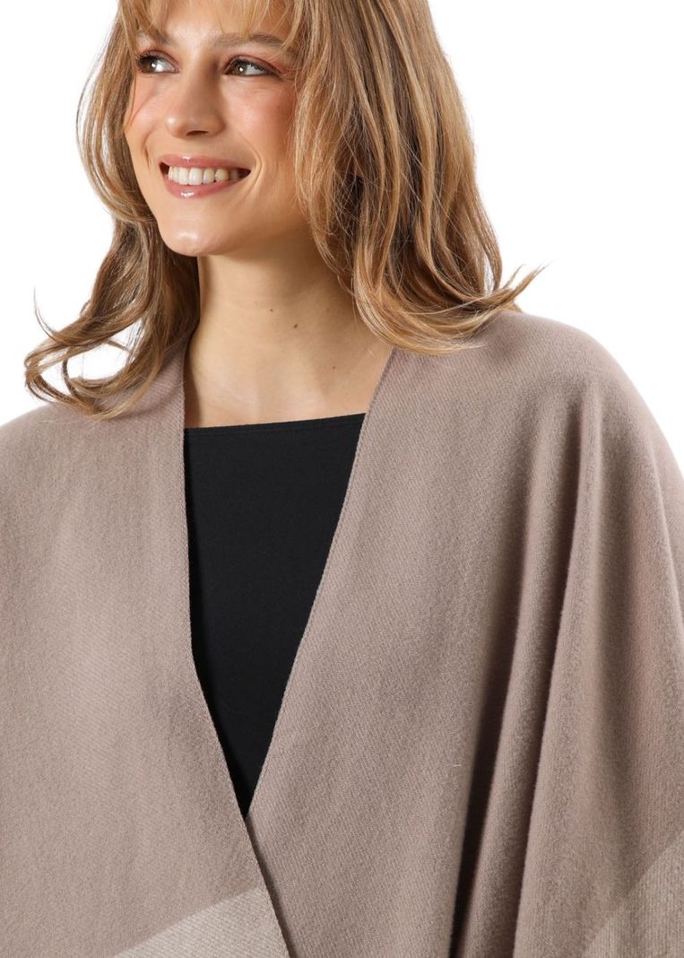Poncho  Arouca Beige I-D-2