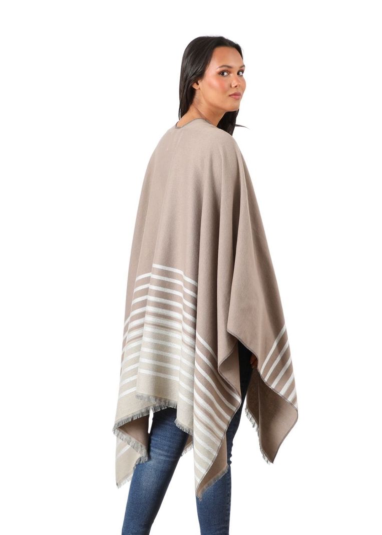 Poncho  Juno Beige Humana-1