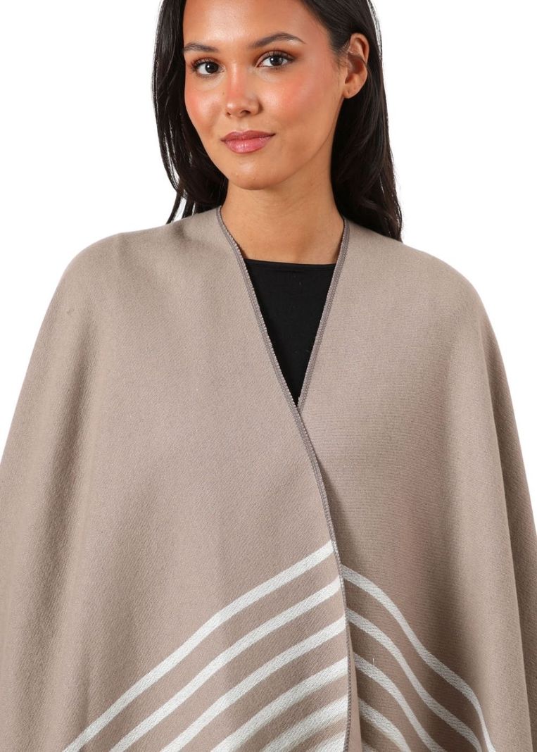 Poncho  Juno Beige Humana-2