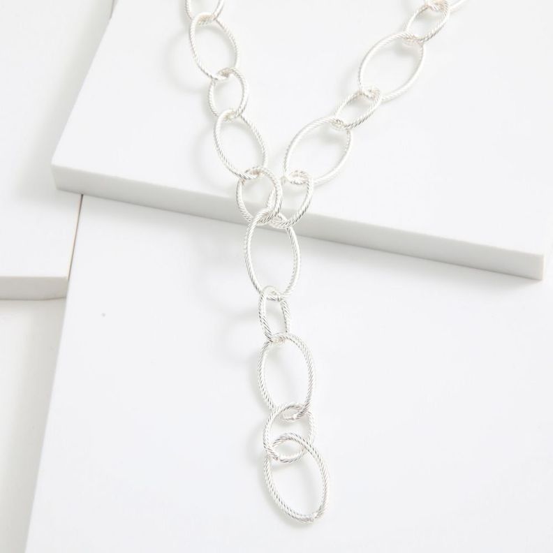 Collar Corto Ana Plateado I-D-0