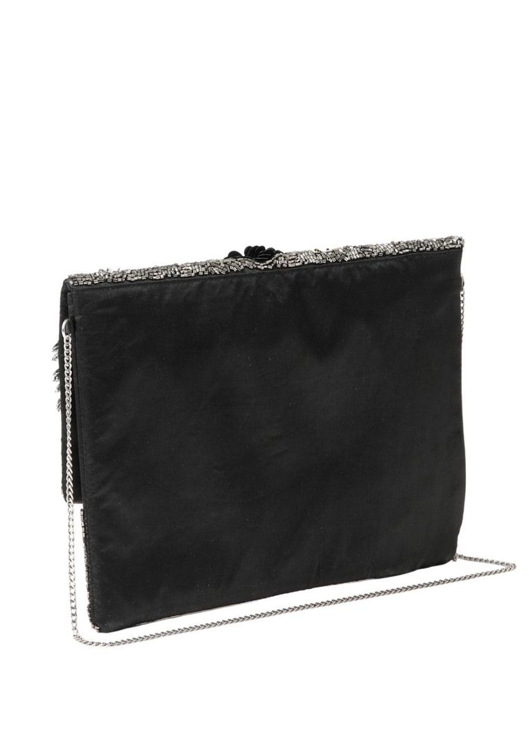 Cartera Clutch Carli Plateado Humana-2