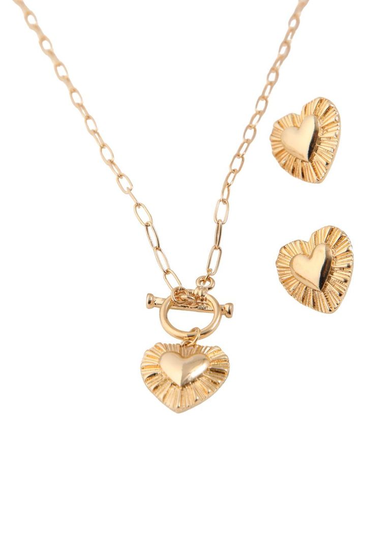 Collar Set Vacay Charms Dorado i-D
