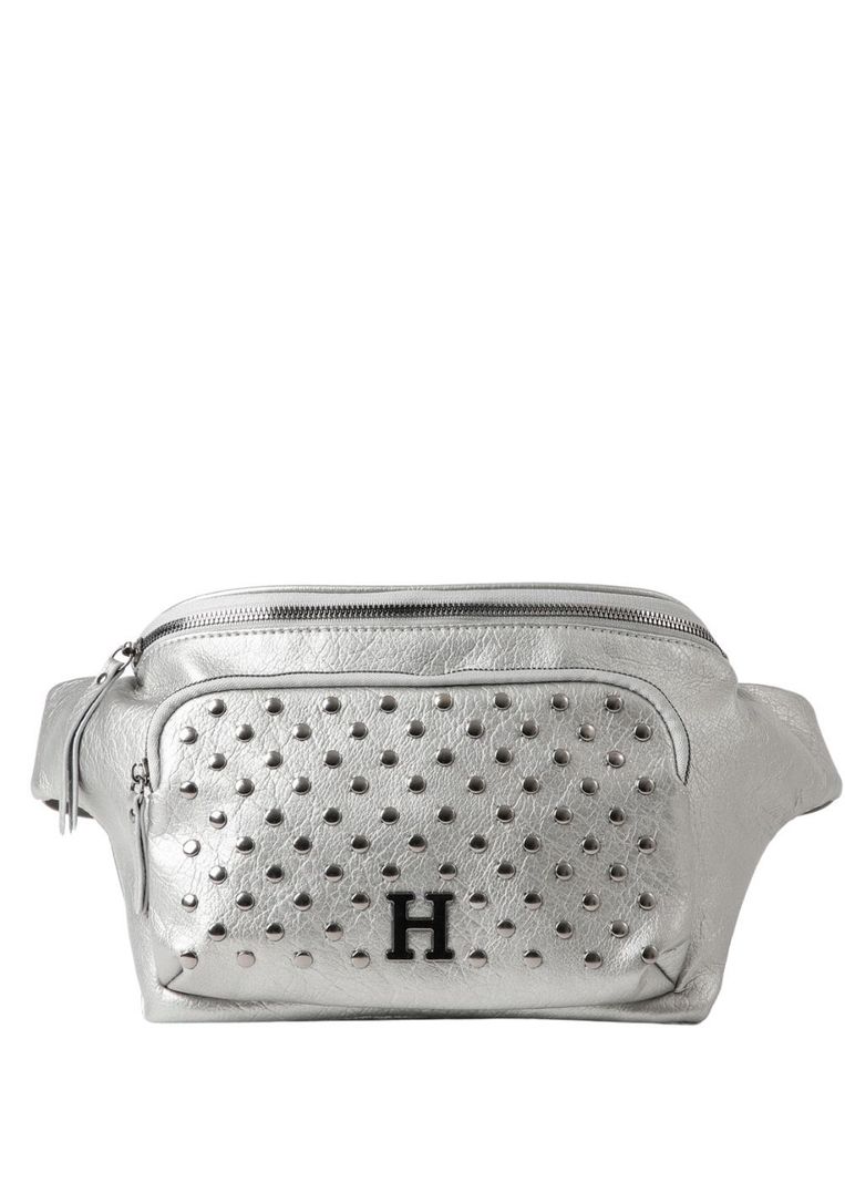 Cartera Banano Anika Plateado Humana-0