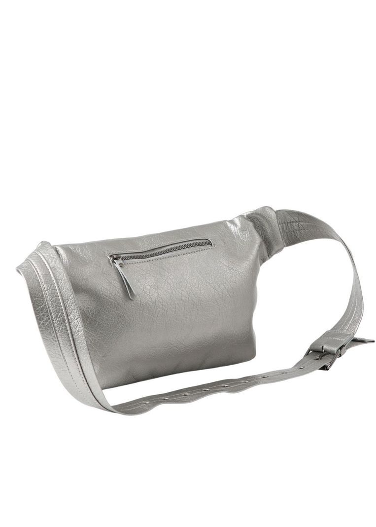 Cartera Banano Anika Plateado Humana-2