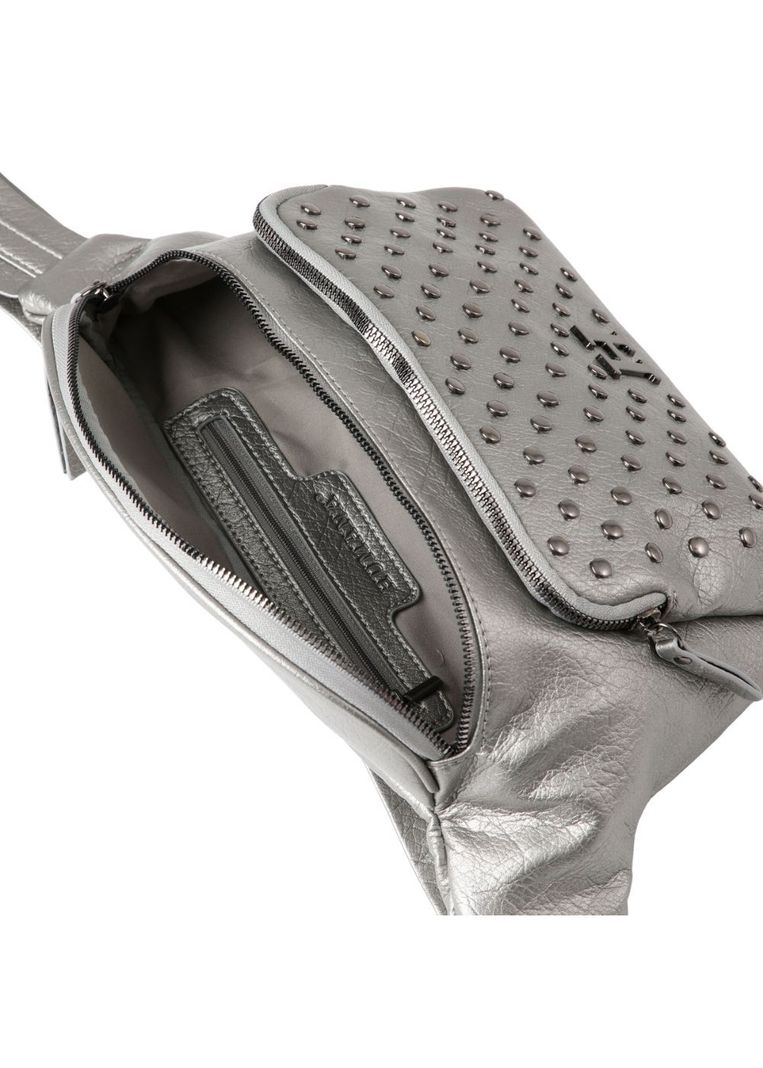 Cartera Banano Anika Plateado Humana-3