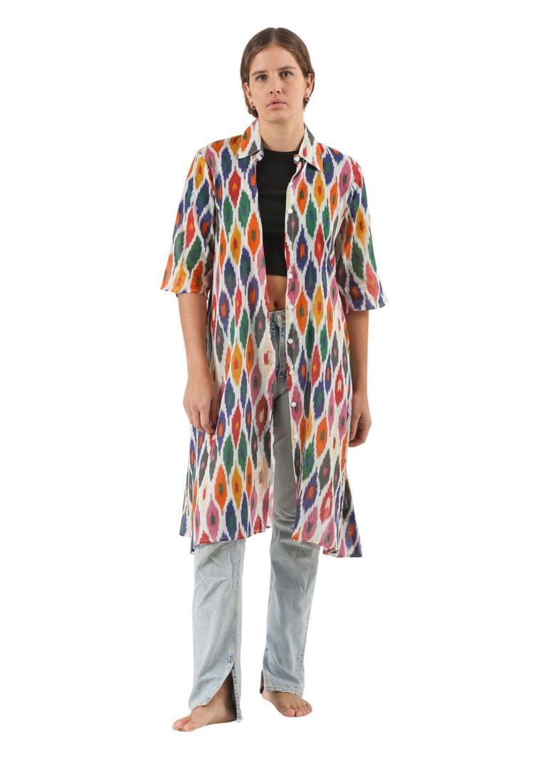 Kimono Mosaic Naranjo Humana-0