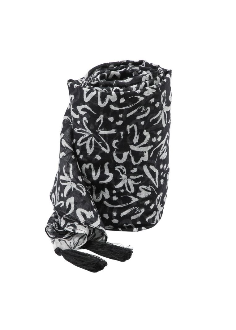 Pañuelo Estampado Adelfa Negro Humana-0