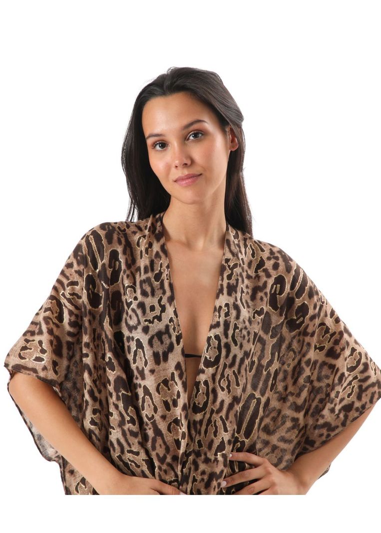 Kimono Leopard Café i-D-2
