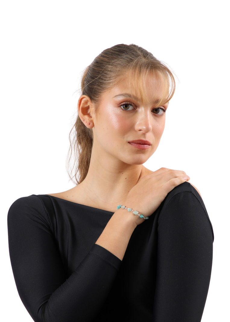 Pulsera Blanda Meli Plateado Humana-1