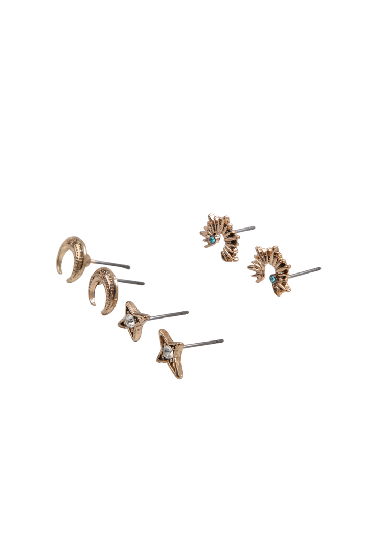 Aros Set Zera Dorado Humana-0