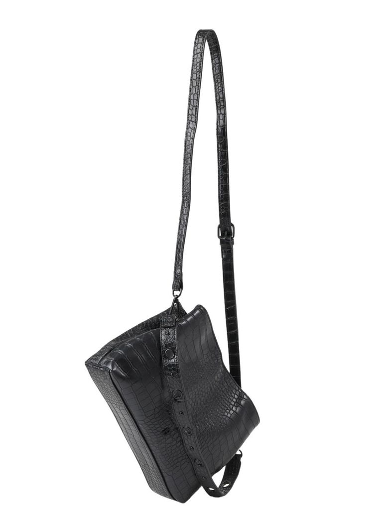 Cartera Cruzada Alba Negro Humana-1