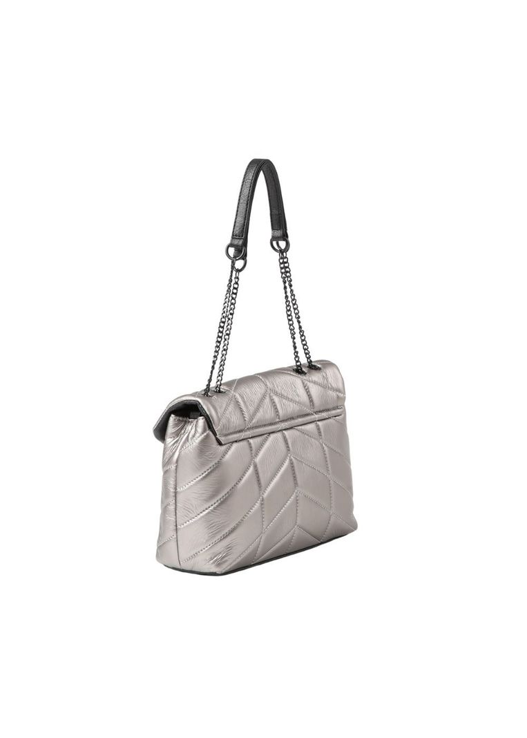 Cartera Hombro Alina Plateado Humana-1