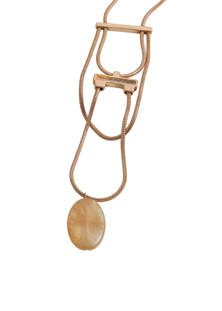 Collar Largo Esme Dorado Humana-0