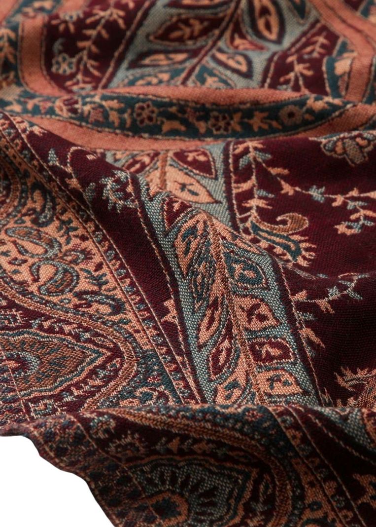 Pañuelo Jacquard Hazel Rojo Humana-1